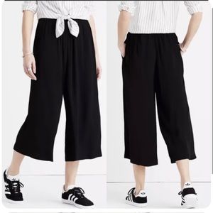 Madewell Huston Wide leg cropped pants